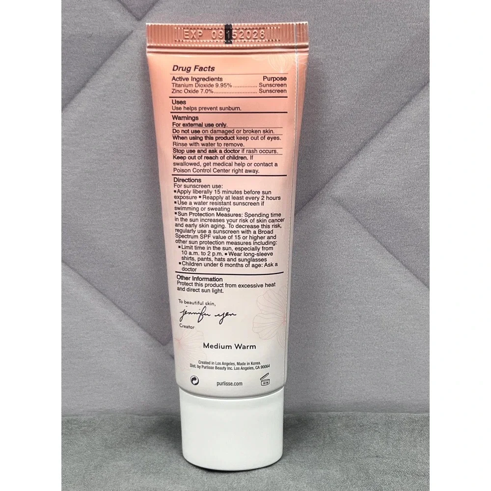 Purlisse Ageless Glow Serum BB Cream SPF 40 - Warm Medium (1.4 oz. / 40 ml)